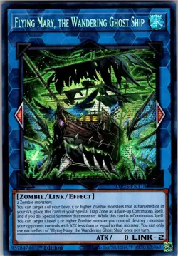 Flying Mary, the Wandering Ghost Ship MP25-EN110 Yu-Gi-Oh 1st Edition NM/M - Image 1