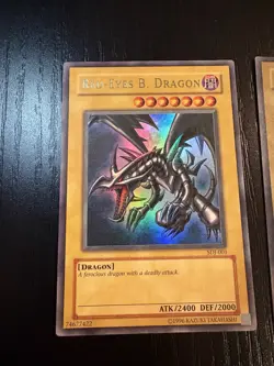 Yu-Gi-Oh! 3-Card Lot Blue-Eyes SDK-001, Dark Magician SDY-006, Red-Eyes SDJ-001 - Image 2