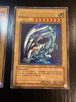 Yu-Gi-Oh! 3-Card Lot Blue-Eyes SDK-001, Dark Magician SDY-006, Red-Eyes SDJ-001 - Image 4