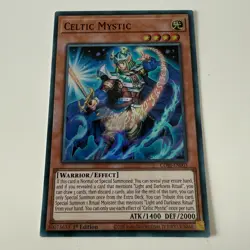 Yu-Gi-Oh! Celtic Mystic CORI-EN003 Super Rare Mint 1st Edition - Image 1