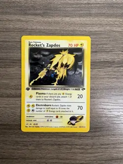 Pokemon Rocket's Zapdos 15/132 Gym Challenge 1st Edition Holo Rare NM - Image 3