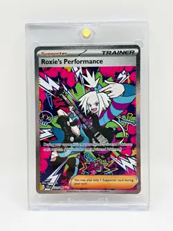 Nintendo Pokemon TCG Roxie's Performance Secret Rare Holo Full Art 121/086 - Image 1