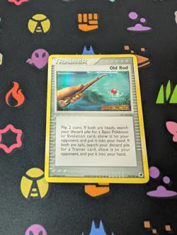 Old Rod 78/101 Dragon Frontiers Reverse Holo Lightly Played LP - Image 1