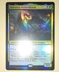 MTG FOIL Beledros Witherbloom 163/275 Mythic Rare NM - Image 1