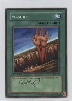 Fissure 1st Ed. YuGiOh Starter Deck Kaiba #SDK-032 2002 - Image 1