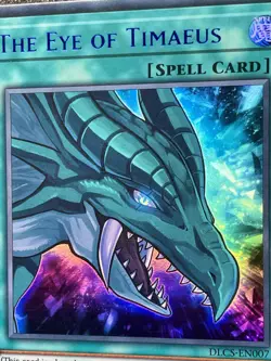 NM The Eye of Timaeus + Fang of Critias + Claw of Hermos DLCS Ultra Rare Yugioh! - Image 5