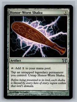 Magic MTG Champions of Kamigawa Honor-Worn Shaku #254/306 TCG CCG - Image 1