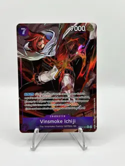 One Piece CCG Vinsmoke Ichiji OP06-061 Alt Art Rare - English - NM+ - Image 1