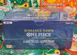 Romance Dawn OP-01 Booster Box Sealed - English White Bottom Op01 ONE PIECE TCG - Image 2