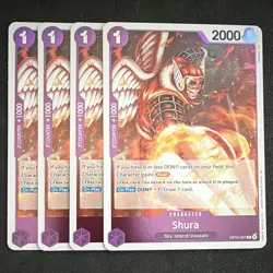 Playset Bandai One Piece TCG Shura OP15-067 English Purple x4 - Image 1