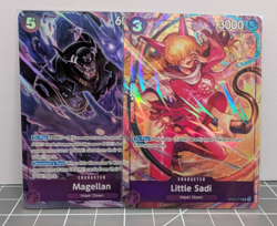 One Piece TCG Magellan / Little Sadi Alt Art Lot of Trading Cards - Image 1