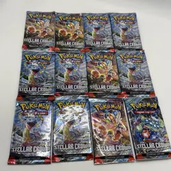 Pokemon Stellar Crown Booster Pack x12 English BRAND NEW FACTORY Sealed - Image 2