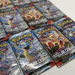 Pokemon Stellar Crown Booster Pack x12 English BRAND NEW FACTORY Sealed - Image 4
