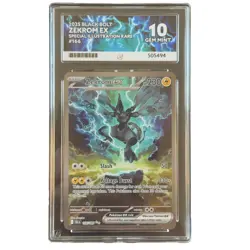 Pokemon TCG Zekrom 166/086 Black Bolt SIR Ace 10 Perfect Subgrades - Image 1