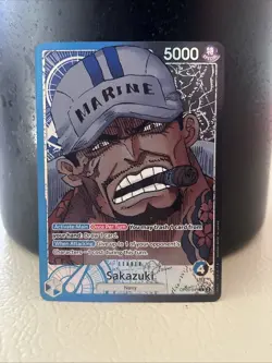 One Piece Sakazuki OP05-041 L Leader Alt Art Awakening of the New Era English NM - Image 1