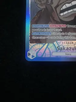 One Piece Sakazuki OP05-041 L Leader Alt Art Awakening of the New Era English NM - Image 4