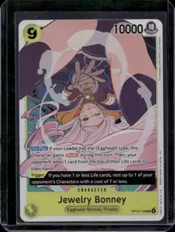 Namco One Piece CCG Jewelry Bonney Foil SR OP13-108 10000 EN - Image 1