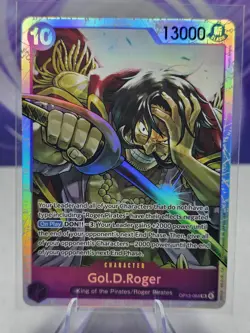 Gol.D.Roger (064) OP13-064 Super Rare Carrying On His Will One Piece NM - Image 1