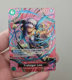 Bandai One Piece Card Game Trafalgar Law SP Alt Art Foil OP13-031 EN - Image 1