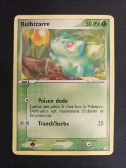 Carte Pokemon Bulbizarre 54/112 Ex Rouge Feu Et Vert Feuille - Image 1