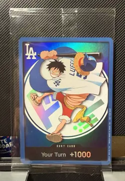 2026 Onepiece x Dodgers Monkey D. Luffy Don!! Card Promo Sealed - Image 3
