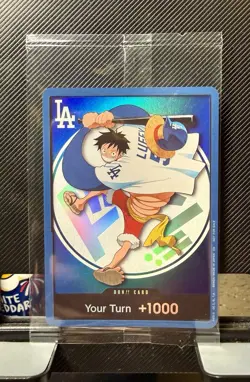 2026 Onepiece x Dodgers Monkey D. Luffy Don!! Card Promo Sealed - Image 4