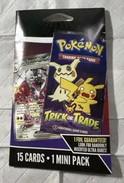 Pokemon TCG Trick Or Trade 15 Cards & 1 Mini Pack SEALED PACKS - Image 1