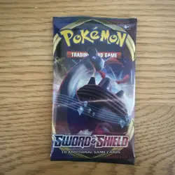Pokemon Sword and Shield Base Booster Pack TCG 10 Cards Factory Sealed - Image 1