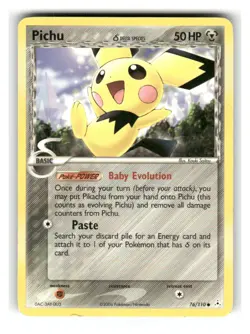 Pichu 76/110 Common Holon Phantoms Pokemon Lightly Played - Image 1