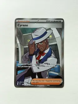 Pokemon TCG Cyrano Full Art Trainer Card 230/191 - Image 1