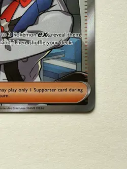 Pokemon TCG Cyrano Full Art Trainer Card 230/191 - Image 4