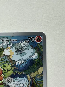 Pokemon Castform Sunny Form 195/191 Sv08 Illustration Rare Holo - Image 3