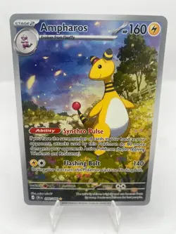 Pokemon Ampharos 090/086 Illustration Rare Chaos Rising Near Mint - Image 1