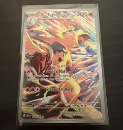 Pokemon Company Ethan's Typhlosion 190/182 SV10 IR Holo 170HP Eng - Image 1