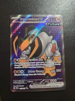 Iron Boulder ex 192/162 Full Art Temporal Forces Pokemon TCG NM - Image 1