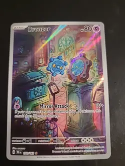 Bronzor - 170/162 - Pokemon Temporal Forces Illustration Rare Card NM - Image 1