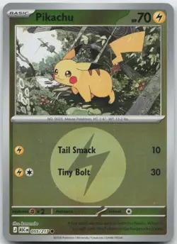 Pikachu (Energy Symbol Pattern) 055/217 Ascended Heroes Pokemon Reverse Holo NM - Image 1