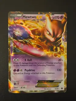 2012 Pokemon TCG - Mewtwo EX 54/99 Black & White Next Destinies Ultra Rare - Image 1