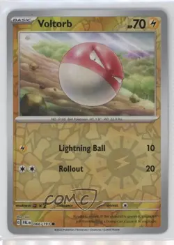 Voltorb Reverse Foil Pokemon SV02: Paldea Evolved #066 - Image 1