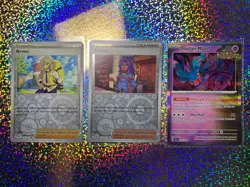 Pokemon TCG: Rare Holo 078/162 Flutter Mane; Reverse Holo 186/197 Arven - Image 1