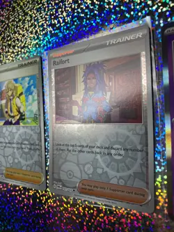 Pokemon TCG: Rare Holo 078/162 Flutter Mane; Reverse Holo 186/197 Arven - Image 5