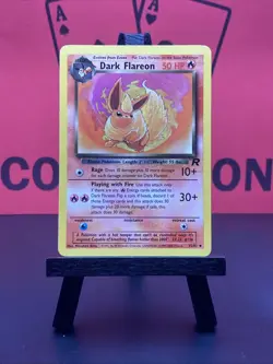 Dark Flareon 35/82 Team Rocket Uncommon Regular 1999 WOTC Pokemon TCG VLP - Image 2