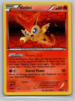 Victini Black and White Promos #BW32 Holo Pokemon Card - Image 1