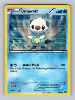 Oshawott BW03 Holo Promo Black And White Promo Pokemon Moderately Played - Image 1