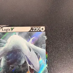 Pokemon Lugia v TCG 138/195 Sword & Shield Silver Tempest Holo Card - NM! - Image 4