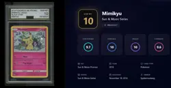 Pokemon Mimikyu SM163 Sun & Moon Black Star Promo (2019) AGS GEM MINT 10! - Image 3