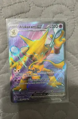 Alakazam Ex 188/165 Full Art 151 Pokemon TCG Cards Lightly Played - Image 1