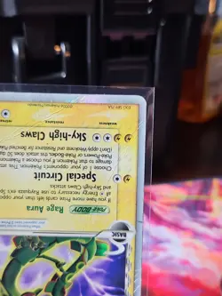 Pokemon Rayquaza ex Dragon Frontiers 97/101 Holo Delta Species Heavily Damaged - Image 5