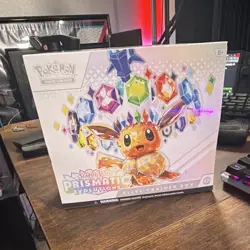Pokemon TCG Prismatic Evolutions Elite Trainer Box Eevee English - Image 1