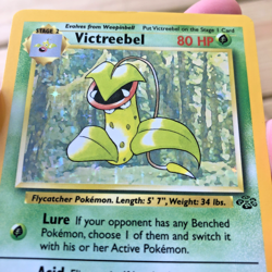 Victreebel Jungle 14/64 Pokemon Unlimited Holofoil LP - Image 3